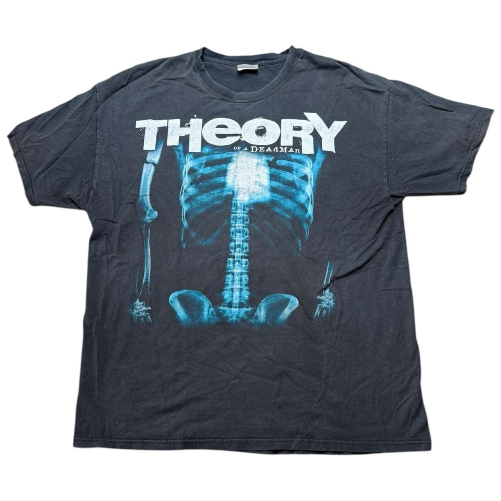 VTG Theory of a deadman  Black and Blue Graphic T-Shirt